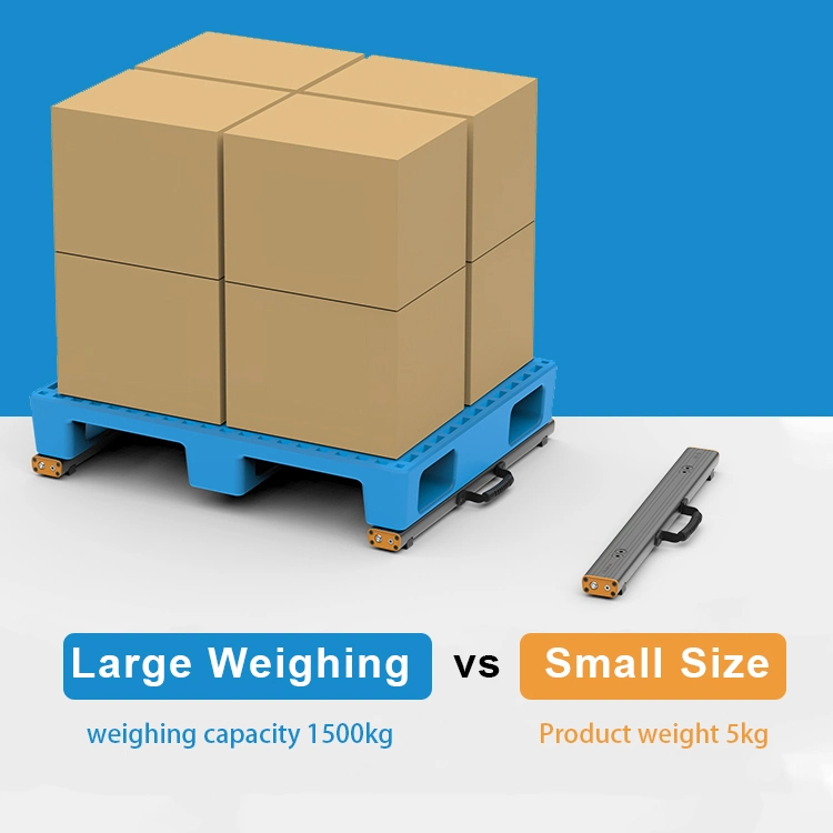 Bluetooth Portable Electric Beam Weighing Scale Digital Weighbridge with Mobilephone APP Print Forklift Truck Scale Logistics Scale 3ton Precision 0.1%