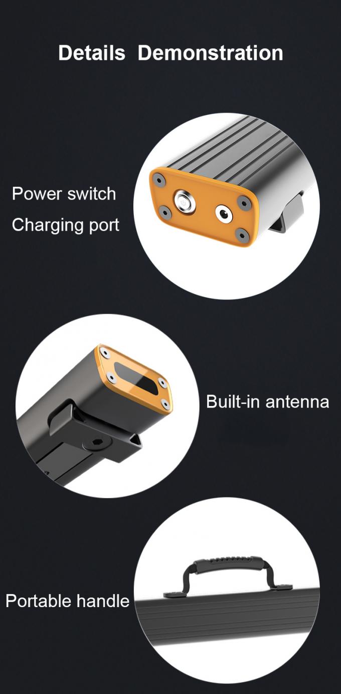 Escala de vigas de paletas usadas de carretillas eléctricas Bluetooth Escala de paletas de aluminio industrial automática con certificación de material 1