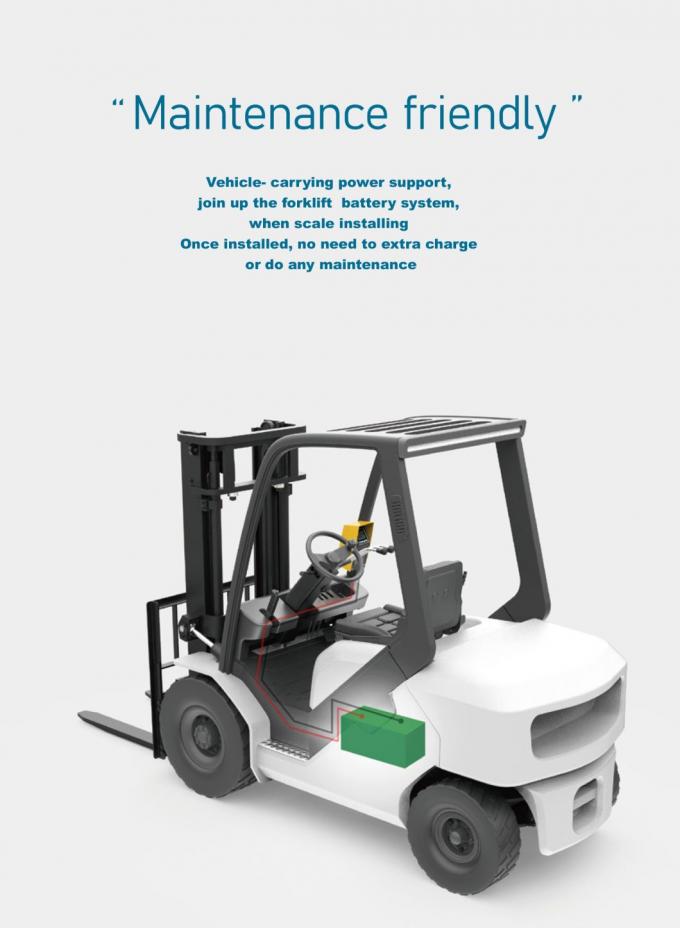Sistema de balanzas automáticas de montacargas 5000 kg Sistema de balanzas de montacargas agrícolas con 4 dígitos 4