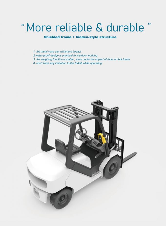Sistema de balanzas automáticas de montacargas 5000 kg Sistema de balanzas de montacargas agrícolas con 4 dígitos 5