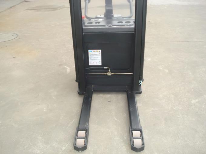 Walkie Stacker con motor Pallet Jack Truck 3000 libras Capacidad soporte en carretilla elevadora eléctrica hidráulica 4