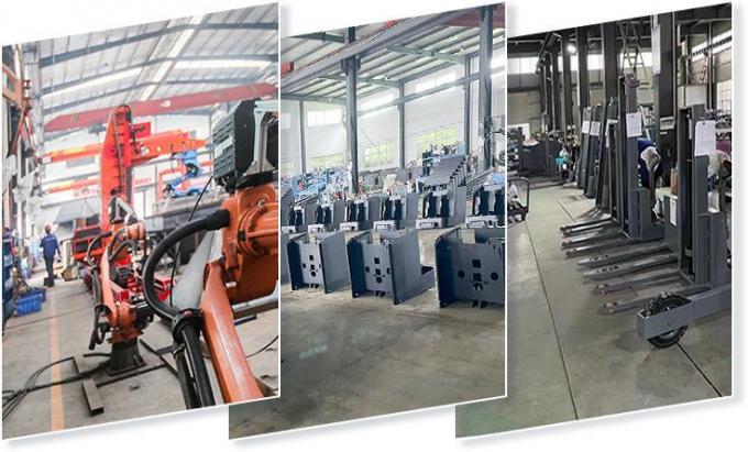 Hot Sale Four-Wheels Aida 5.5m 6m Electric Forklift 1 Ton 1.5 Ton 2 Ton Battery 48V Battery Operated Forklift