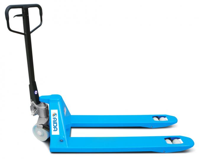 Cargador de paletas de mano hidráulico 2000kg acabado revestido de polvo azul 0