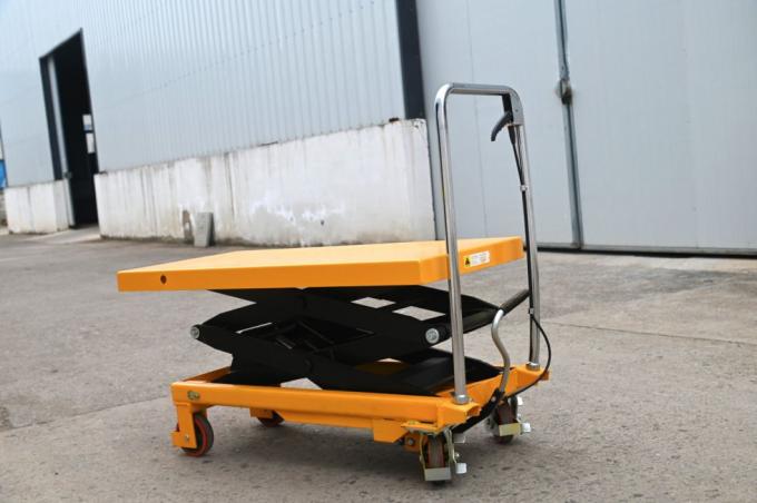 Semi eléctrico hidráulico elevador de mesa carro aislante 798mm elevación altura de tijeras jack mesa de elevación 0