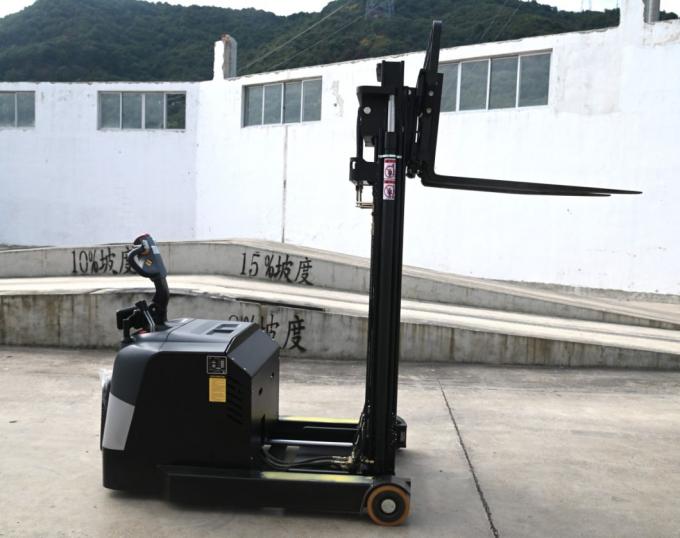 Camiones de alcance eléctrico de tipo Stand On 1500kg con batería hidráulica 1