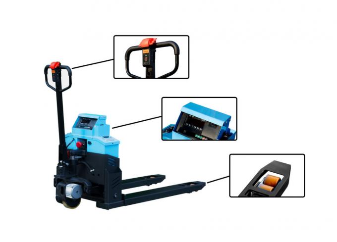 Pesar con precisión 500g Camión de paletas digitales Escala 2ton 850W Motor 0