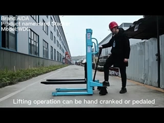 apilador de la plataforma de la mano